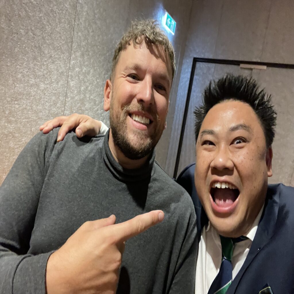 Dylan Alcott AO with Shendon Ewans - CEO of Aspect Plan Management